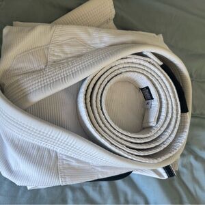 White Elite BJJ Gi with Belt Men/Women